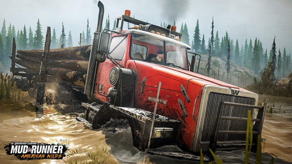 Игра Spintires: MudRunner American Wilds [Nintendo Switch, русские субтитры] в Новосибирске
