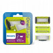 Сменные лезвия Philips OneBlade 2 шт. + 1 шт. Body kit QP620/50 в Новосибирске