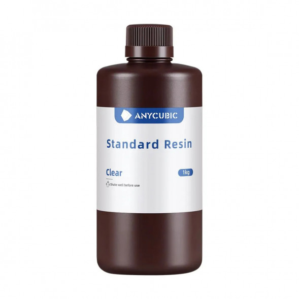 Фотополимерная смола Anycubic Standard Resin для 3D принтера Прозрачная (Clear), 1 кг в Новосибирске