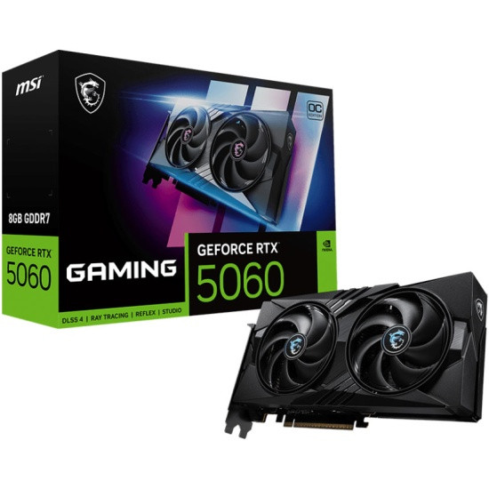 Видеокарта MSI RTX 5060 8 ГБ RTL (RTX 5060 8G GAMING OC) в Новосибирске