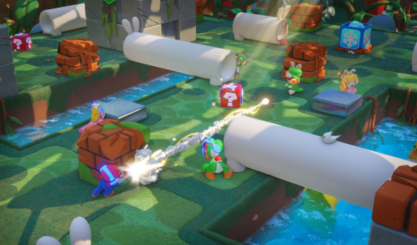 Игра Mario Rabbids: Kingdom Battle. Gold Edition [Nintendo Switch, английская версия] в Новосибирске