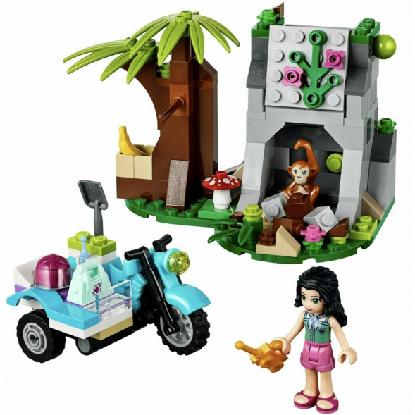 Конструктор LEGO Friends 41032 Джунгли: Мотоцикл скорой помощи в Новосибирске
