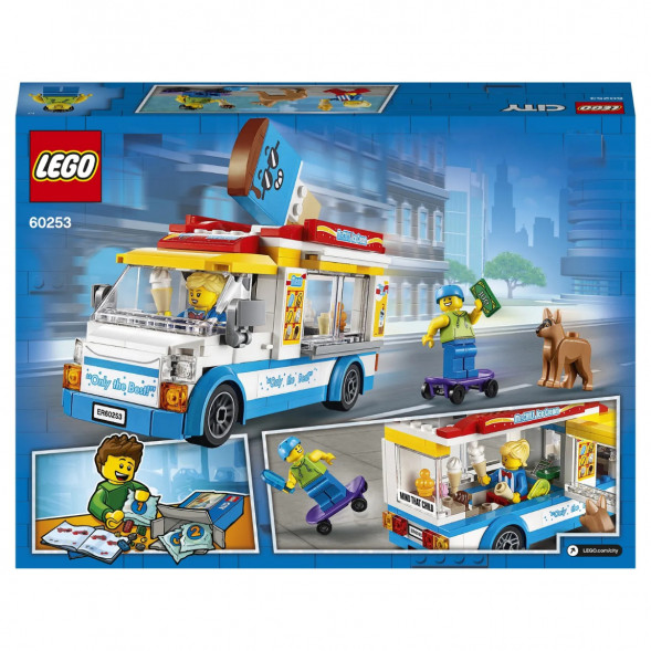 Конструктор LEGO City Great Vehicles 60253 Грузовик мороженщика в Новосибирске