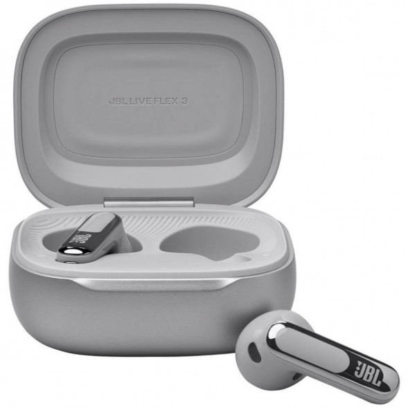 Беспроводные наушники JBL Live Flex 3, Silver в Новосибирске