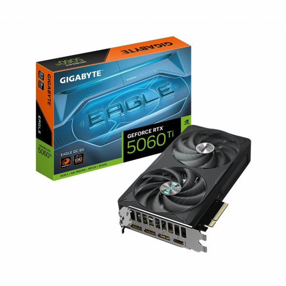Видеокарта GIGABYTE GeForce RTX 5060 TI EAGLE OC 8G (GV-N506TEAGLE OC-8GD) в Новосибирске