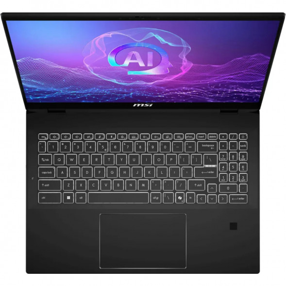 Ноутбук трансформер MSI Summit 16 AI Evo A2HMTG-057RU (16&amp;quot;, IPS, Intel Core Ultra 7 255H 2ГГц, 16 ядер, 16ГБ LPDDR5, 1ТБ SSD, Intel Arc 140T, Windows 11 Home), черный в Новосибирске