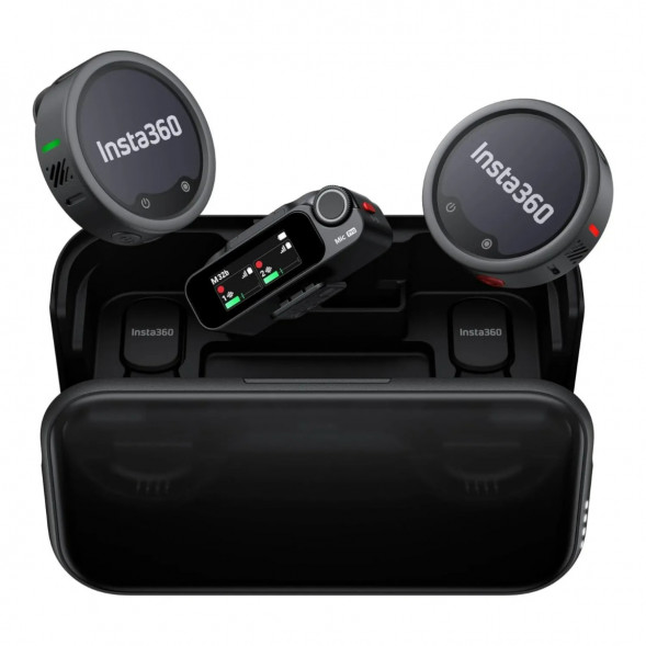 Беспроводной микрофон Insta360 Mic Pro (2TX + 1RX) в Новосибирске
