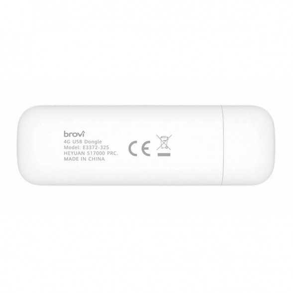 Модем Huawei Brovi 3G/4G E3372-325, белый в Новосибирске
