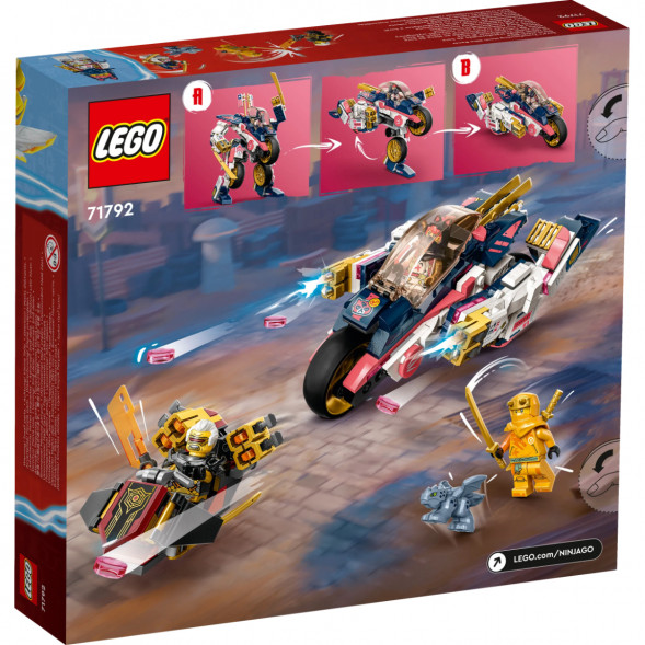 Конструктор LEGO Ninjago 71792 Байк-трансформер Соры в Новосибирске