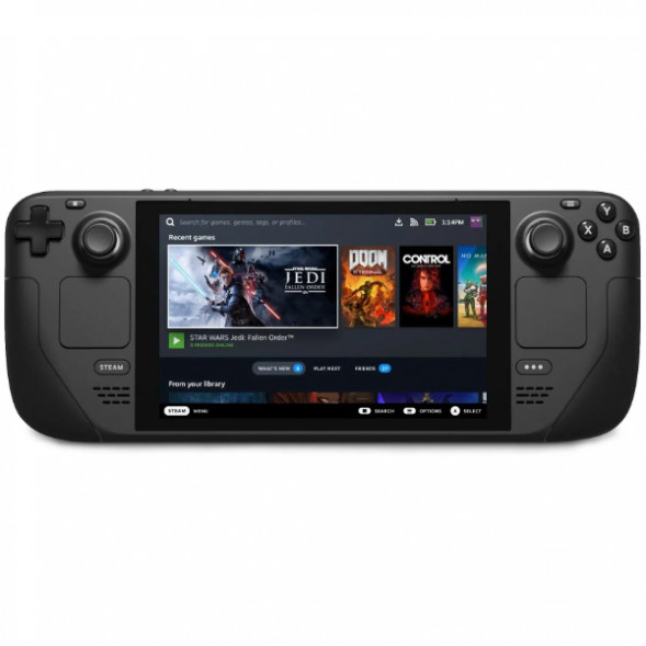 Игровая приставка Valve Steam Deck 64 ГБ SSD, черный в Новосибирске
