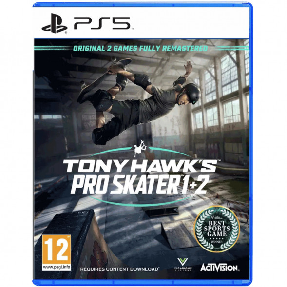 Игра Tony Hawk&amp;#039;s Pro Skater 1+2 [PS5, английская версия] в Новосибирске