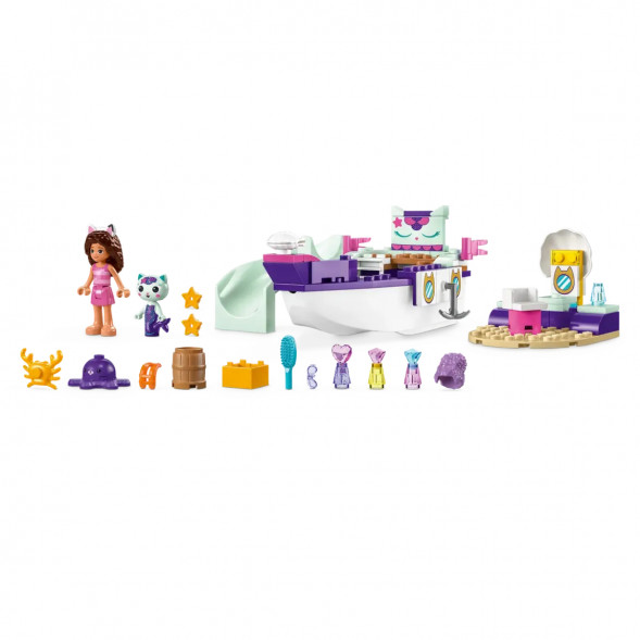 Конструктор LEGO Gabby&amp;#039;s Dollhouse 10786 Корабль и спа Габби и МерКэта в Новосибирске