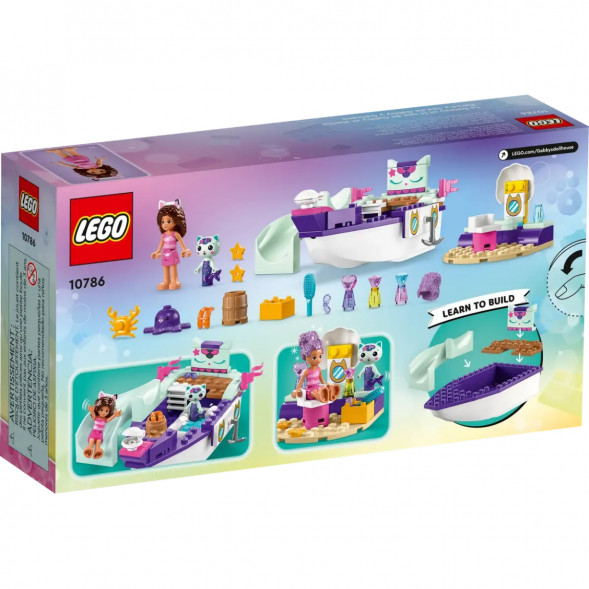 Конструктор LEGO Gabby&amp;#039;s Dollhouse 10786 Корабль и спа Габби и МерКэта в Новосибирске