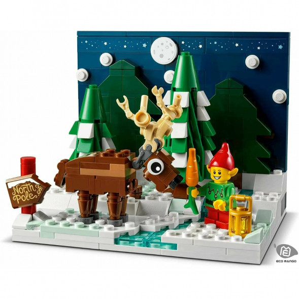 Конструктор LEGO 40484 Перед домом Деда Мороза в Новосибирске